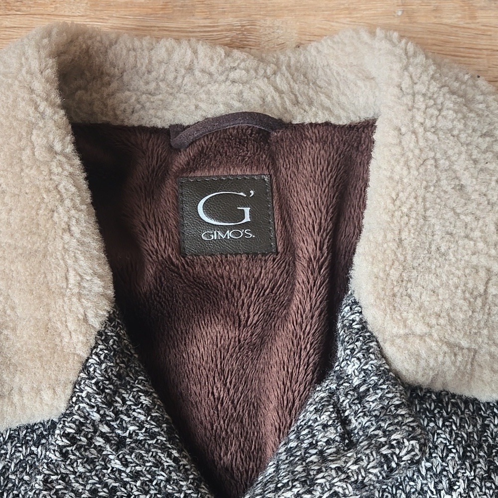 GIMO'S | Men's Wool Blend Coat Sz M - Picture 4 of 13